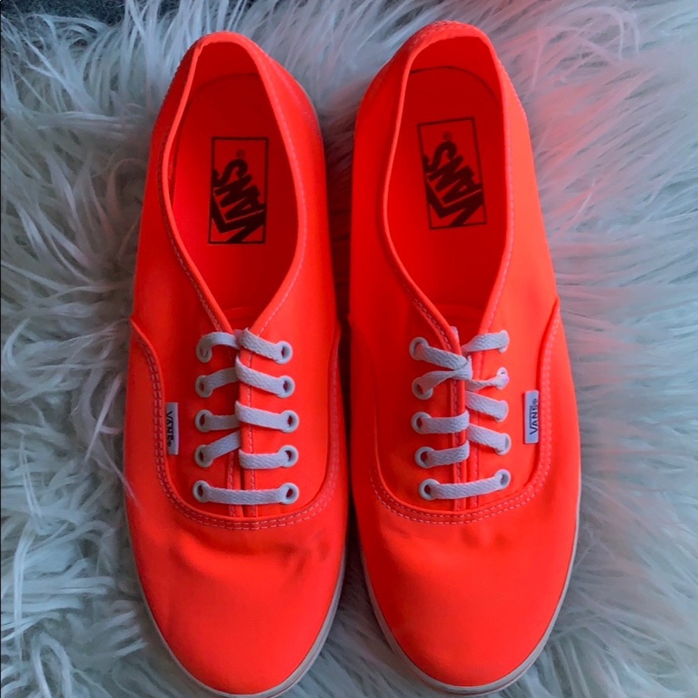 VANS Lo Pro Neon Coral Sneakers